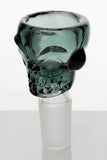 Skull shape glass large bowl