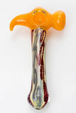 5.5" Hammer shape glass hand pipe