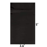 Mylar Bag Vista 3 x 5 Black/Clear 1/8 Oz - 3.5 Grams - 3x5" (100, 500, or 1,000 Count)