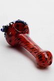 4.5" soft glass lizard hand pipe