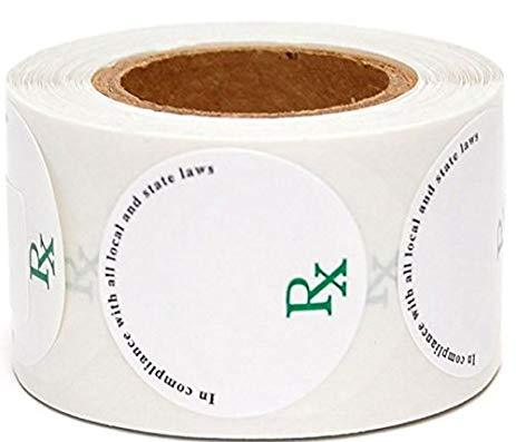 1'' Round Concentrate Label