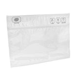 Mylar Bag Child Resistant Pinch & Slide Bag 12" x 9" White (50, 100 or 250 Count)