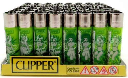 Clipper Marijane Pinups Lighters (48 Count)