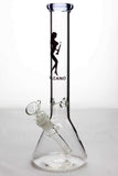 11.5" Valcano beaker glass water bong