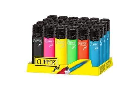 Clipper Lighter Jet Flame (24 Count) Display Assorted