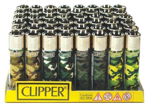Clipper Camo Lighters (48 Count)