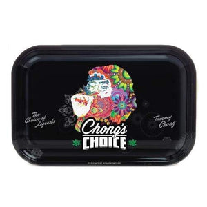 Tommy Chong Medium Metal Tray- Chong's Face Multicolor