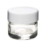 5 Ml Glass Concentrate Container With White Cap - Non-CR Child Resistant (364 Count)