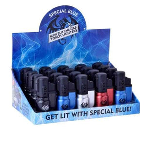 Special Blue Bullet Metal Lighter (20 Count) Display