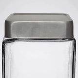 Anchor Hocking Montana Glass Jar With Aluminum Square Lid