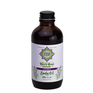 300mg CBD Body/ Massage Oil - Scented with Lavender