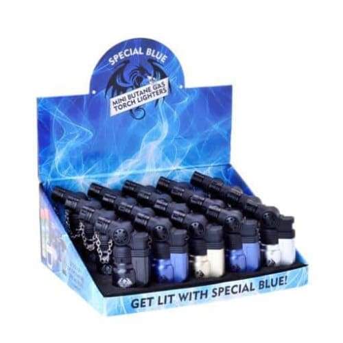 Special Blue Mini Metal Lighter (20 Count) Display