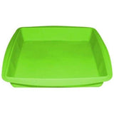 8" SQUARE SILICONE DEEP TRAY ASSORTED COLORS