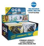 OCB Small Rolling Tray & Booklet Trial Pack Display (1 Count)