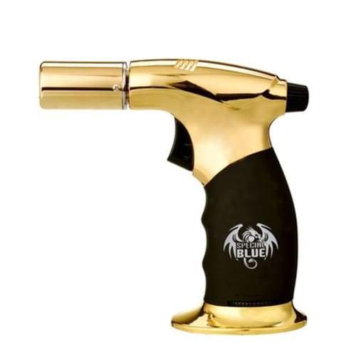 Special Blue Triple Threat Torch Lighter (Silver or Gold) (1 Count)